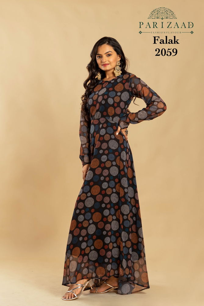 Parizaad By Falak Printed Gown Catalog